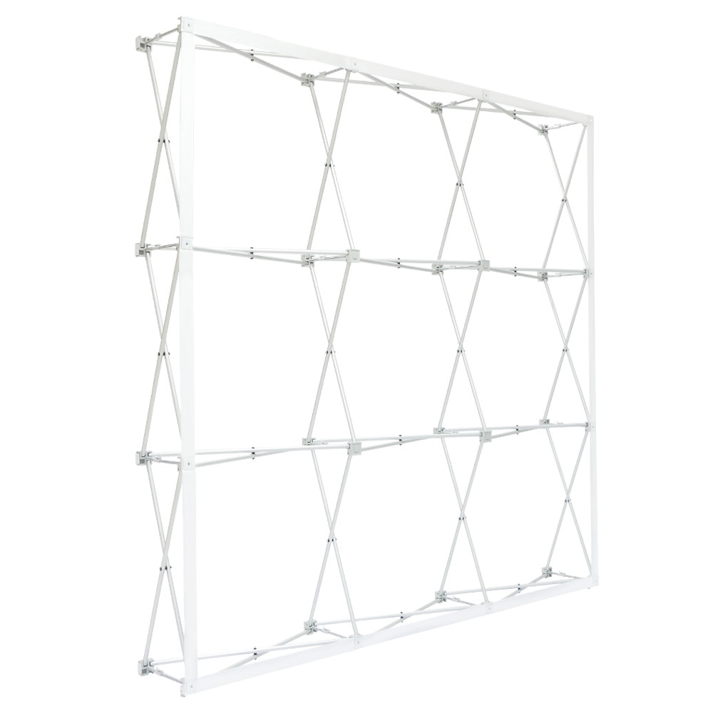 8 x 7.5 ft. RPL Fabric Pop Up Display Straight With Endcaps (Graphic Package) — Hardware Only / No Endcaps
